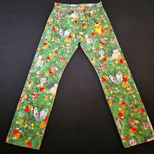 Levi’s x Pokémon Limited Edition Denim Jeans – Size 31W 32L | Pikachu & Classic